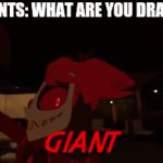 0-0 | MY PARENTS: WHAT ARE YOU DRAWING?
ME: | image tagged in gifs,funny,giant dinosaur head ass that breathes fire,hazbin hotel,alastor | made w/ Imgflip video-to-gif maker