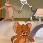 Tom and Jerry cat Dog Fight meme