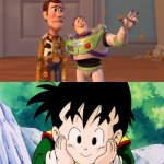 Toy Story 2 | Toy Story 2 if you remember this childhood. I love Toy Story! | image tagged in cute gohan dbz,memes,x x everywhere,toy story | made w/ Imgflip meme maker