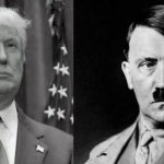 Trump and his speechwriter, Hitler meme