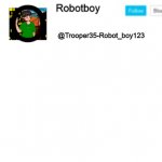 Robotby new announcement meme