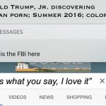 Donald Trump, Jr. Why Is The FBI Here