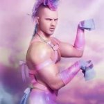 Gay Unicorn | HAPPY BIRTHDAY GEOFFREY; NAYYYY | image tagged in gay unicorn,happy birthday,gay,memes,lgbt,meme | made w/ Imgflip meme maker