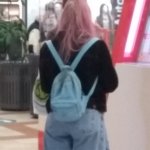 Girl with pink hair (REAL)