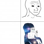 wojak vs wojak smart sad