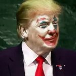 Trump clown face meme
