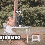 2020 memes | 2020; UNITED STATES | image tagged in michael meyers,halloween,funny | made w/ Imgflip meme maker