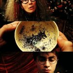 harry potter | WHAT DO YOU SEE? YOUR MOM? | image tagged in harry potter | made w/ Imgflip meme maker