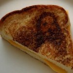 Jesus grilled cheese sandwich meme