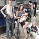 Awkward Family Photo Hillbilly Redneck White Trash