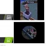 oof | image tagged in rtx | made w/ Imgflip meme maker