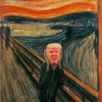 Trump: The Scream meme