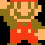Mario (8-bit and transparent)