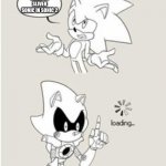 metal sonic is not the first "metal sonic" | I AM THE FIRST METAL SONIC; WHAT TO SLIVER SONIC IN SONIC 2 | image tagged in sonic comic thingy,sonic the hedgehog,metal sonic | made w/ Imgflip meme maker