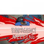 emergency meeting among us(black crew mate) meme