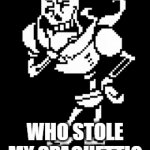 who stole papyrus's spaghetti | WHO STOLE MY SPAGHETTI? | image tagged in gifs,undertale | made w/ Imgflip video-to-gif maker