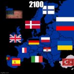 Yurope,2100 | 2100 | image tagged in scumbag europe | made w/ Imgflip meme maker