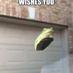 Have a good Friday! | HOVER FROG WISHES YOU; A GOOD DAY! | image tagged in hover frog | made w/ Imgflip meme maker