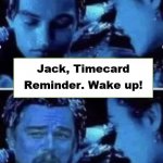 Leo Timecard reminder meme