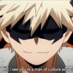 Ah, I see you're a man of culture as well bakugo version