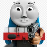 Gordon holding a gun