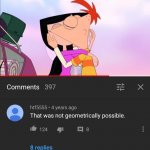 That was not geometrically possible