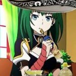 Anime com chapéu mexicano (Si)