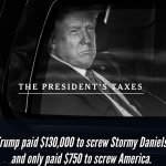 The president's taxes