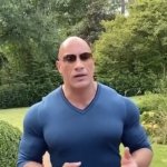 The Rock man boobs meme