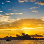 Ships at sundown