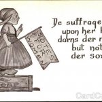 Cruel anti-suffragette propaganda meme