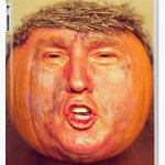 Trump Pumpkin meme