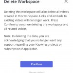 Delete Workspace!