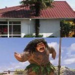 Cursed construction: Palm tree and house | image tagged in what can i say except aaaaaaaaaaa,funny,memes,you had one job,tree,house | made w/ Imgflip meme maker