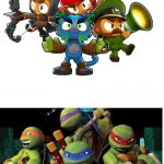 anyone remember them? | ARE WE JOKES TO YOU | image tagged in name a more iconic quartet,teenage mutant ninja turtles,funny | made w/ Imgflip meme maker