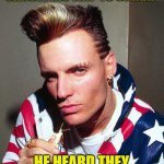 vanilla ice | WHY DID VANILLA ICE CANCEL HIS TRIP TO CHINA? HE HEARD THEY WERE JAILING UYGHURS | image tagged in vanilla ice | made w/ Imgflip meme maker