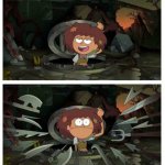 Amphibia anne gets caught in sewer meme
