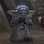 Seahawks Baby Yoda