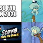 Squidward | SO FAR IN 2020 | image tagged in squidward | made w/ Imgflip meme maker