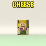 Numberblocks template | CHEESE | image tagged in numberblocks template | made w/ Imgflip meme maker
