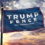 Trump Pence 2020 flag