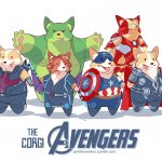 Corgi Avengers