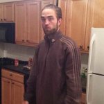 Robert Pattinson in a tracksuit