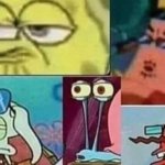 Spongebob and gang reaction