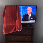 Towel vs. Biden meme