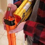 Nerf shotgun | GIRLS IN A NERF WAR: STANDING AROUND GOSSIPING ABOUT BOYS AND THEIR CRUSHES. ME: WHO IS LOADED WITH MY FULL AUTO NERF STRATOHAWK CS-25; ALSO ME: STARTS REVVING UP THE STRATOHAWK READY TO TAKE THEM OUT | image tagged in nerf shotgun | made w/ Imgflip meme maker