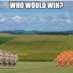 meme man vs orang | WHO WOULD WIN? | image tagged in meme man vs orang | made w/ Imgflip meme maker