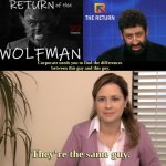 The Wolfman vs Jonathan Cahn meme