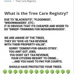 Website-Registry Tree-Trimming