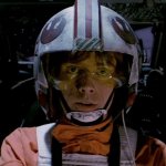 Luke Skywalker x-wing Death Star episode iv meme